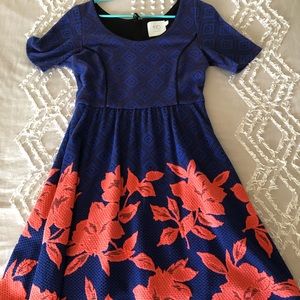 Anthropologie knit floral dress